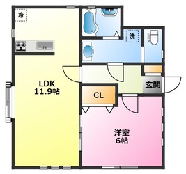 リヴェールの物件間取画像